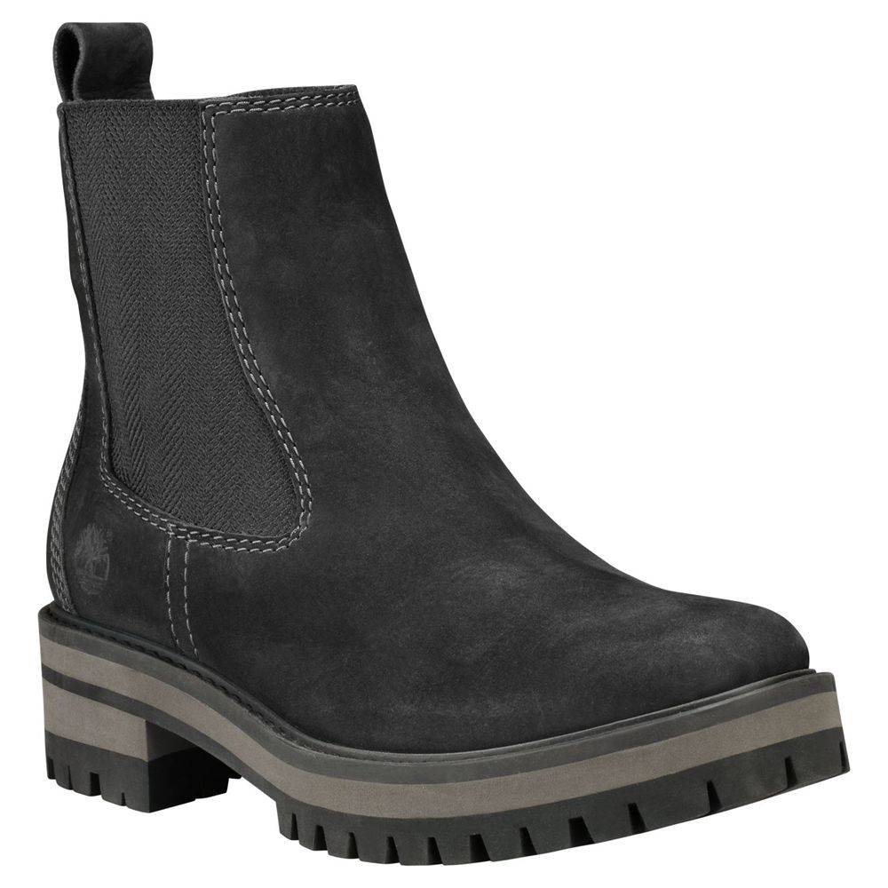 Timberland Chelsea Μποτακια Γυναικεια Μαυρα - Courmayeur Valley - Greece 6298154-QV